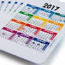 Calendario de bolsillo tamaño D.N.I