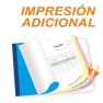Impresión de segunda cara de talonarios