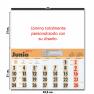 Calendario de pared 43.5 cm