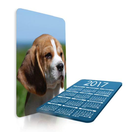 Calendario de bolsillo tamaño D.N.I