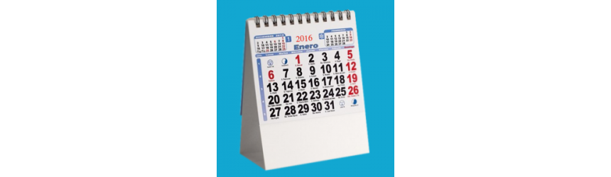 Calendarios de mesa varias hojas